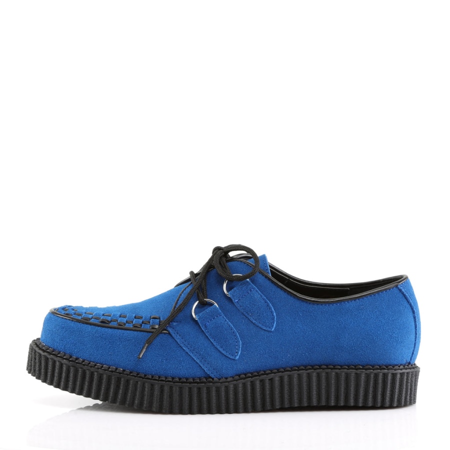 Creeper-602s Royal Blue Mocka Demonia Sverige