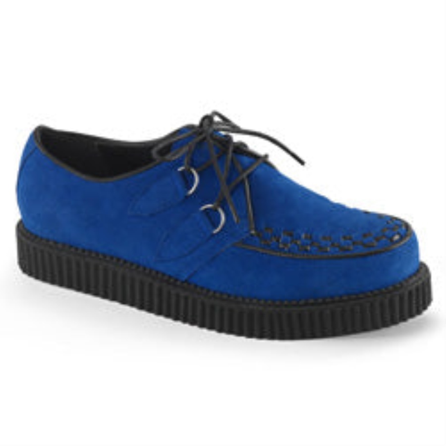 Creeper-602s Royal Blue Mocka Demonia Sverige