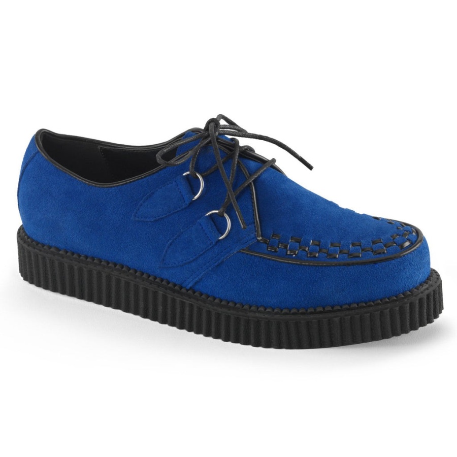 Creeper-602s Royal Blue Mocka Demonia Sverige