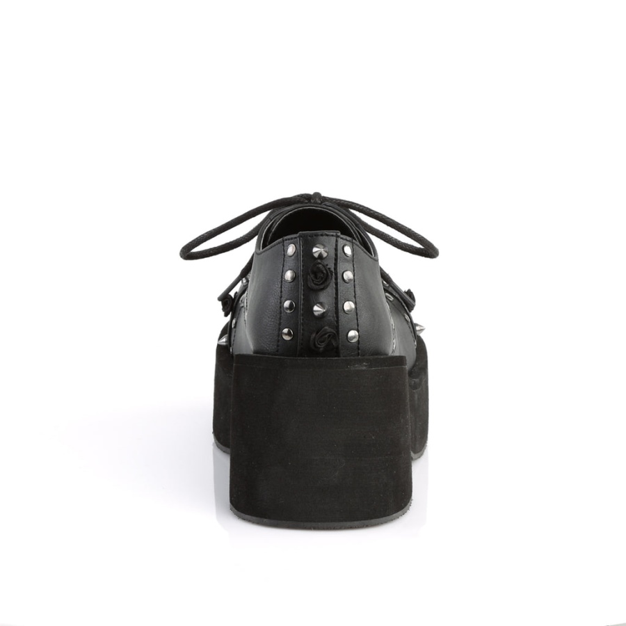 Dank-110 Demonia Sverige Svart Veganskt Läder