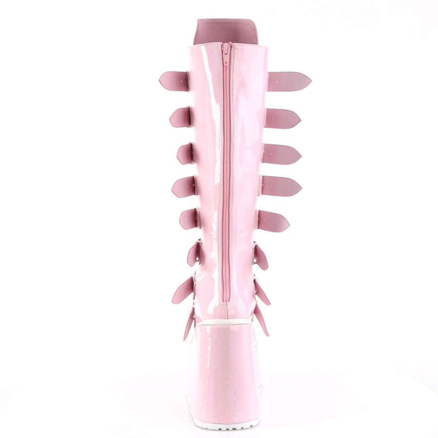 Demonia Sverige Svart Vegansk Läderbult-300