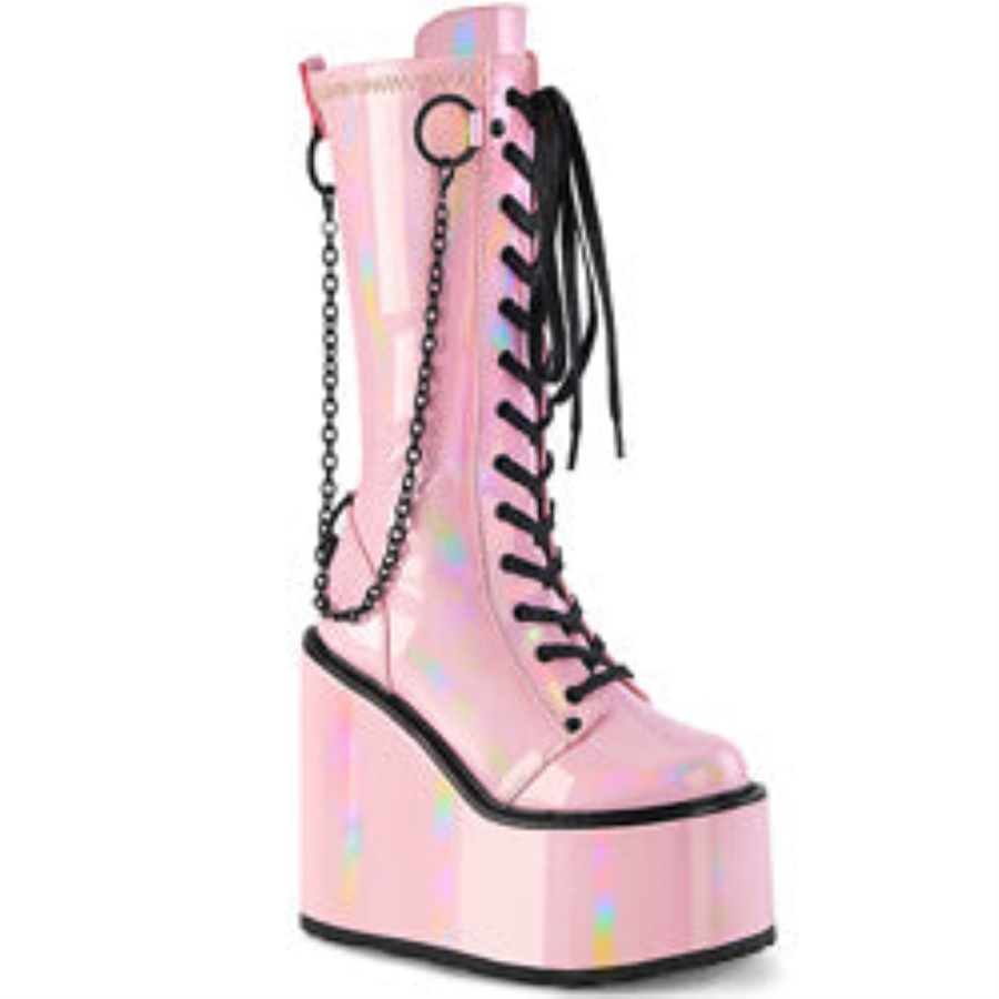 Demonia Sverige Svart Veganskt Läder Lilith-152