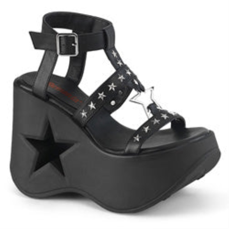 Dynamit-12 Demonia Sverige Svart Veganskt Läder