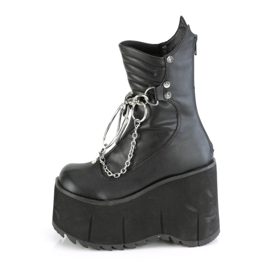 Kera-130 Demonia Sverige Black Vegan Leather