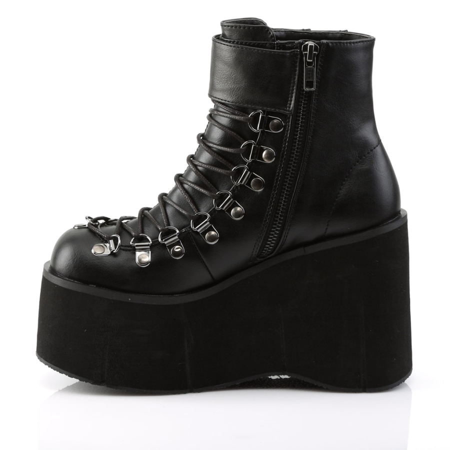 Kera-21 Black Vegan Leather Demonia Sverige