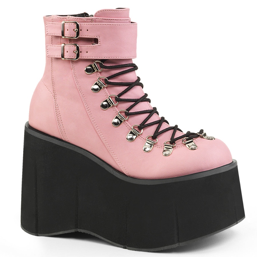 Kera-21 Demonia Sverige Baby Pink Vegan Leather