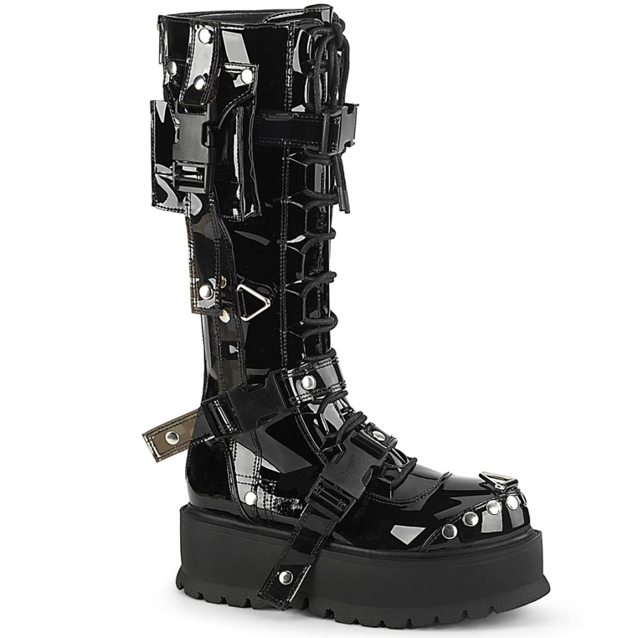 Slacker-260 Demonia Sverige Black Patent