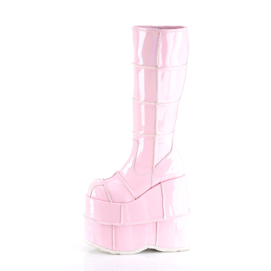 Stack-301 Baby Pink Hologram Demonia Sverige