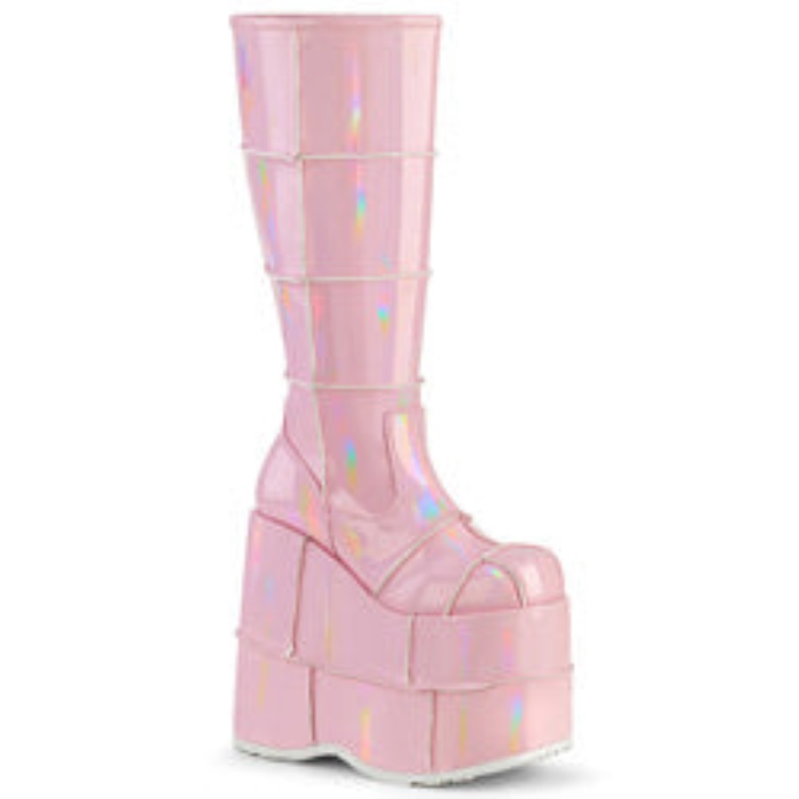 Stack-301 Baby Pink Hologram Demonia Sverige