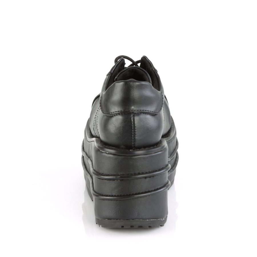 Tempo-08 Svart Veganskt Läder Demonia Sverige