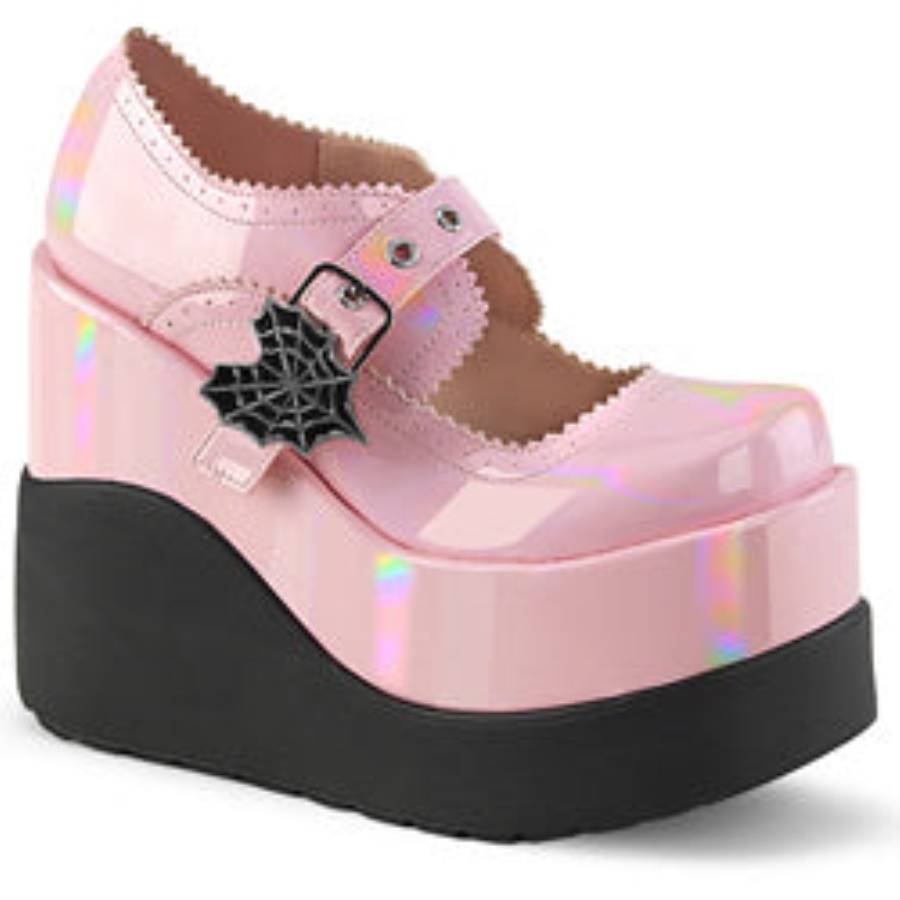 Void-38 Demonia Sverige Baby Rosa Holo Patent