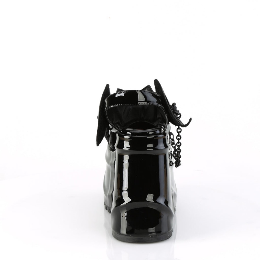 Wave-20 Svart Patent Demonia Sverige